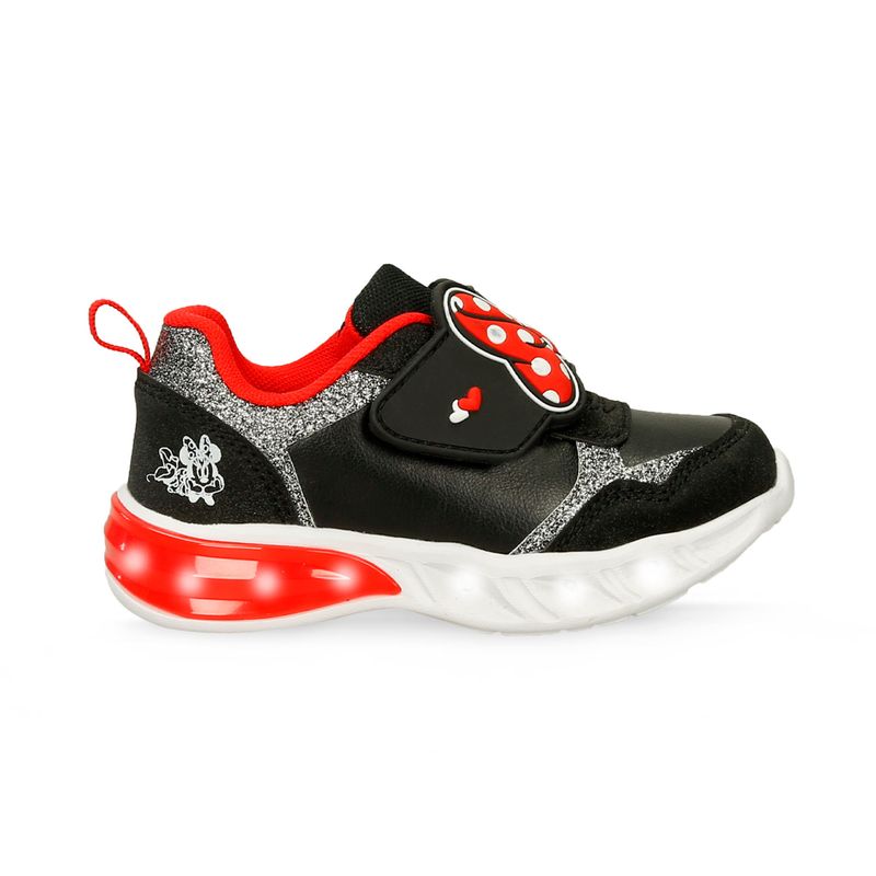 Tenis-Casuales-Negro-Rojo-Licenses-Disney-Luciana-L-Niña