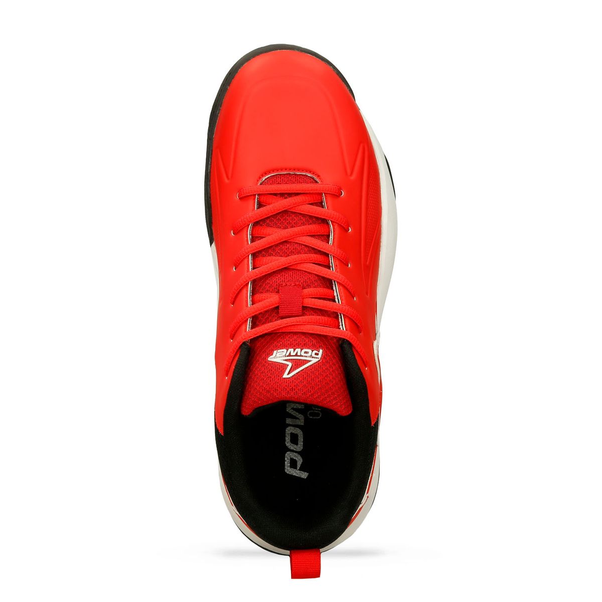 Tenis Deportivos Rojo-Negro Power Basketball Hombre