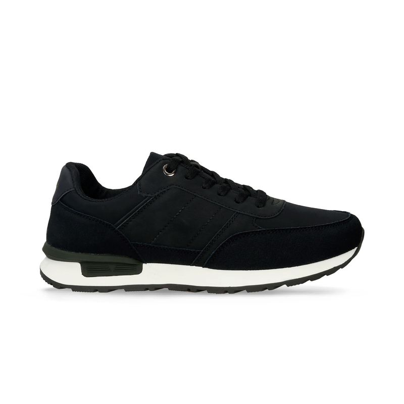 Tenis-Casuales-Negro-Bata-Lewis-Cor-Hombre