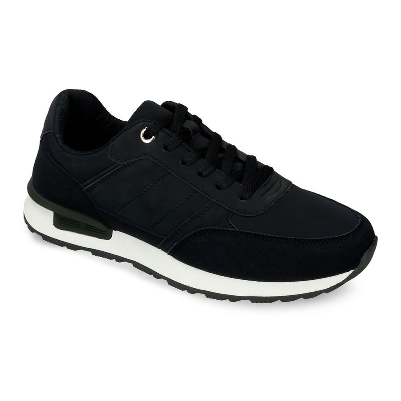 Tenis-Casuales-Negro-Bata-Lewis-Cor-Hombre