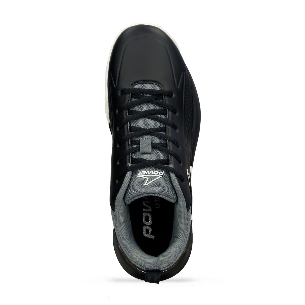 Tenis Deportivos Negro-Gris Power Basketball Hombre