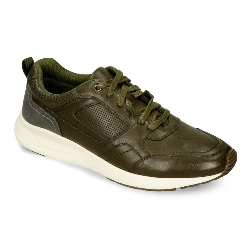 Tenis-Casuales-Verde-Bata-Lennox-Cor-Hombre