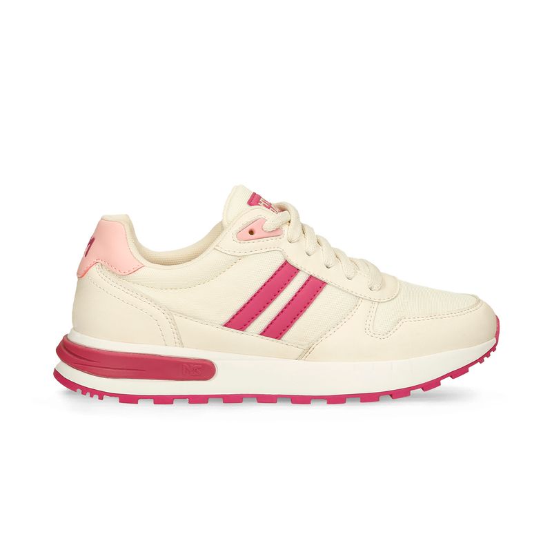 Tenis-Casuales-Blanco-Fucsia-North-Star-Inhar-Dylan-Mujer