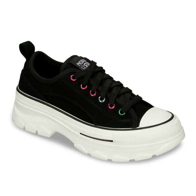 Tenis-Casuales-Negro-North-Star-Ilana-Hare-Mujer