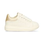 Tenis-Casuales-Beige-Dorado-Bubblegummers-Regi-Niña