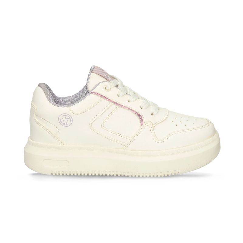 Tenis-Casuales-Blanco-Lila-Bubblegummers-Qlara-Niña-