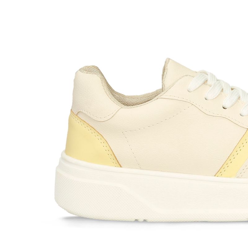 Tenis-Casuales-Beige-Amarillo-Bata-Italo-Mujer