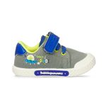 Tenis-Casuales-Gris-Azul-Bubblegummers-Rey-Niño