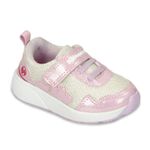 Tenis-Casuales-Lila-Gris-Bubblegummers-Roxa-Niña-