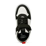 Tenis-Casuales-Blanco-Negro-Bubblegummers-Ronin-Niño