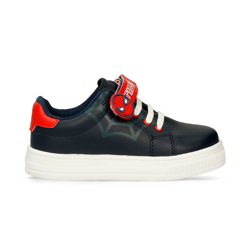 Tenis-Casuales-Azul-Oscuro-Rojo-Licenses-Marvel-Lopez-L-Niño