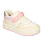 Tenis-Casuales-Beige-Multicolor-Bubblegummers-Romanita-Niña