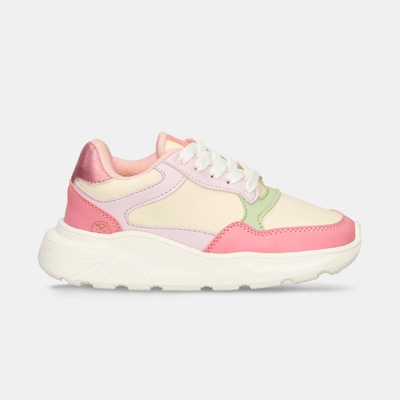 Tenis-Casuales-Blanco-Multicolor-Bubblegummers-Ricarda-Niña-