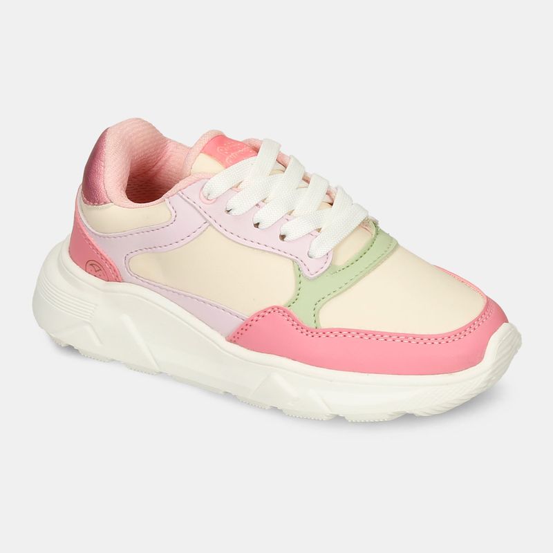 Tenis-Casuales-Blanco-Multicolor-Bubblegummers-Ricarda-Niña-