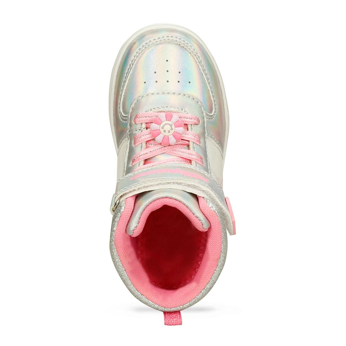 Tenis Casuales Plateado-Rosado Bubblegummers Reina Niña