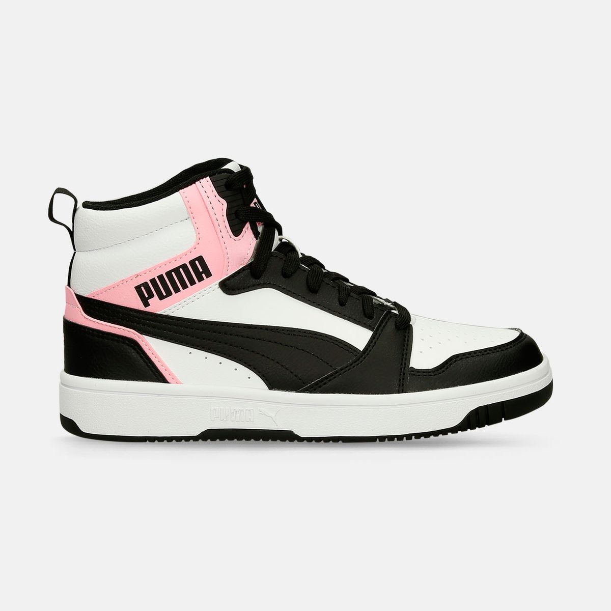 Tenis Casuales Blanco-Rosado Puma Rebound V6 Wns Mujer