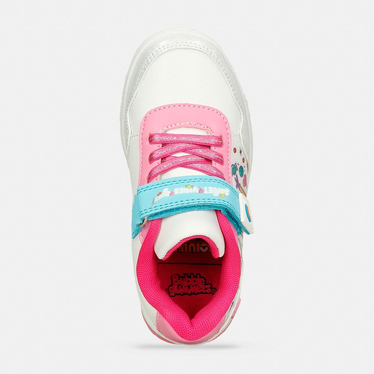 Tenis Casuales Blanco-Fucsia Licenses Universal Mavy L Niña