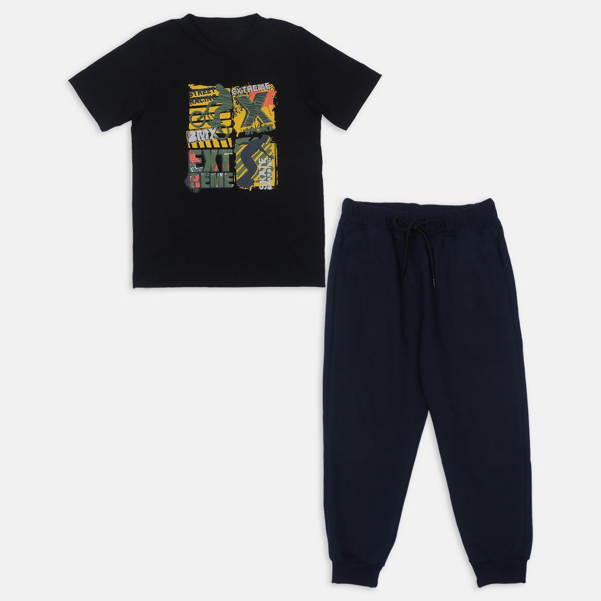 Conjunto Negro Bubblegummers Jetts Niño