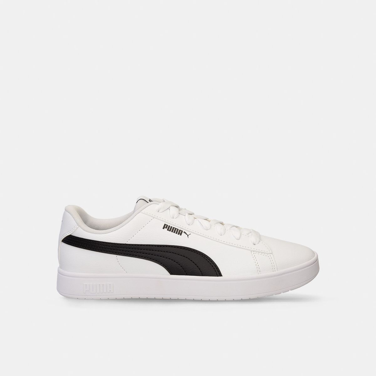 Tenis Casuales Blanco-Negro Puma Latte Puma Hombre