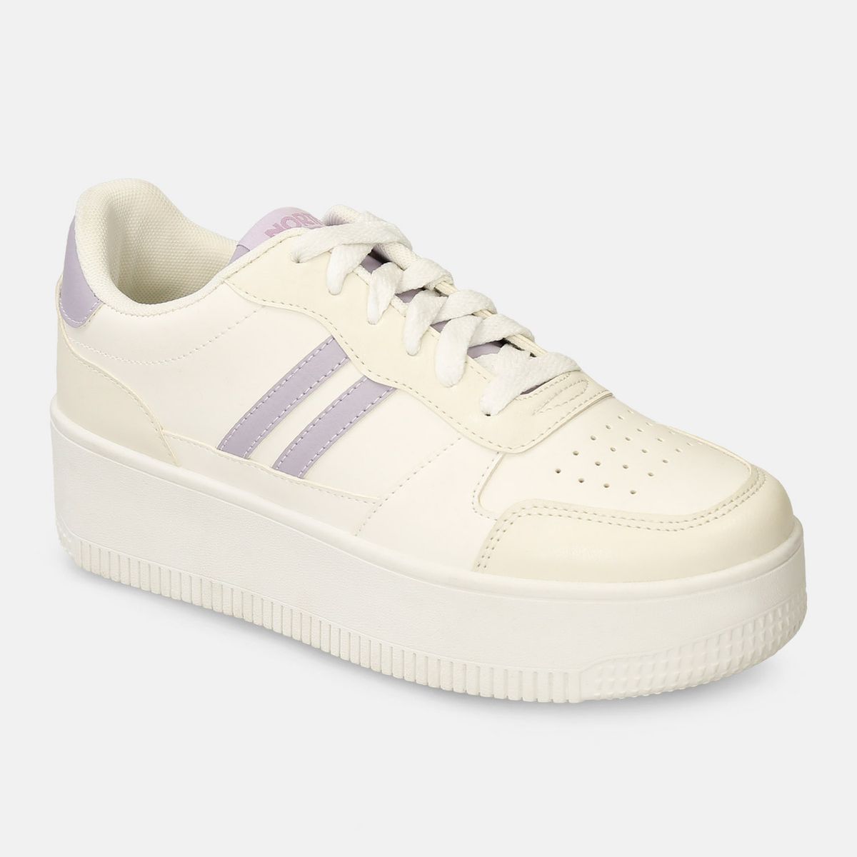 Tenis casuales Blanco-Beige North Star Isma Mayo Mujer