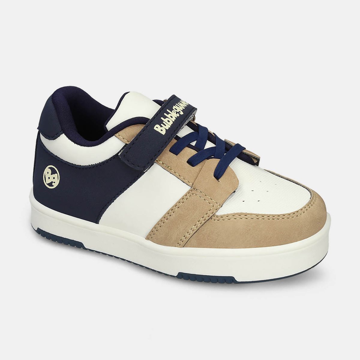 Tenis Casuales Beige-Azul Bubblegummers Studs Niño